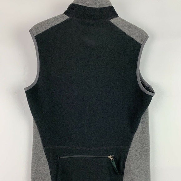 PATAGONIA MENS FLYER FLEECE VEST GREY BLACK SIZE S - Picture 2 of 7